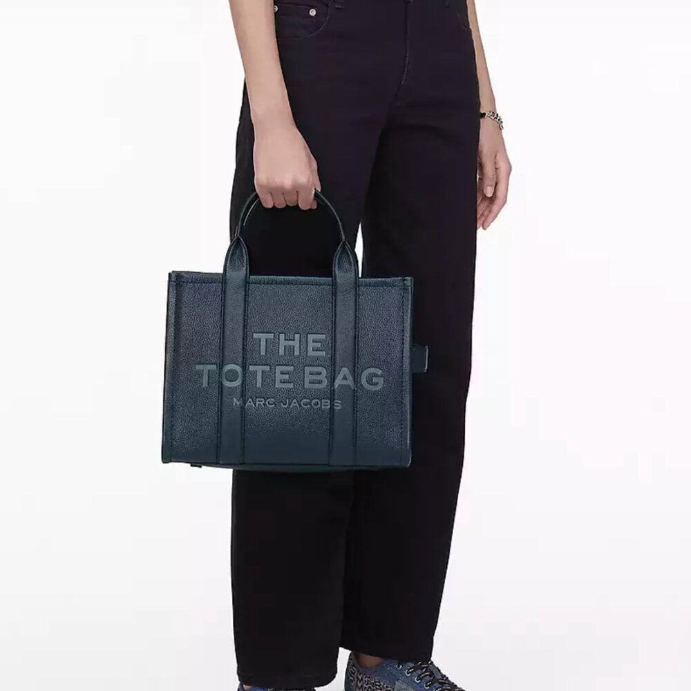 NEW MARC JACOBS medium tote bag dark blue color AUTHENTIC - Picture 2 of 13